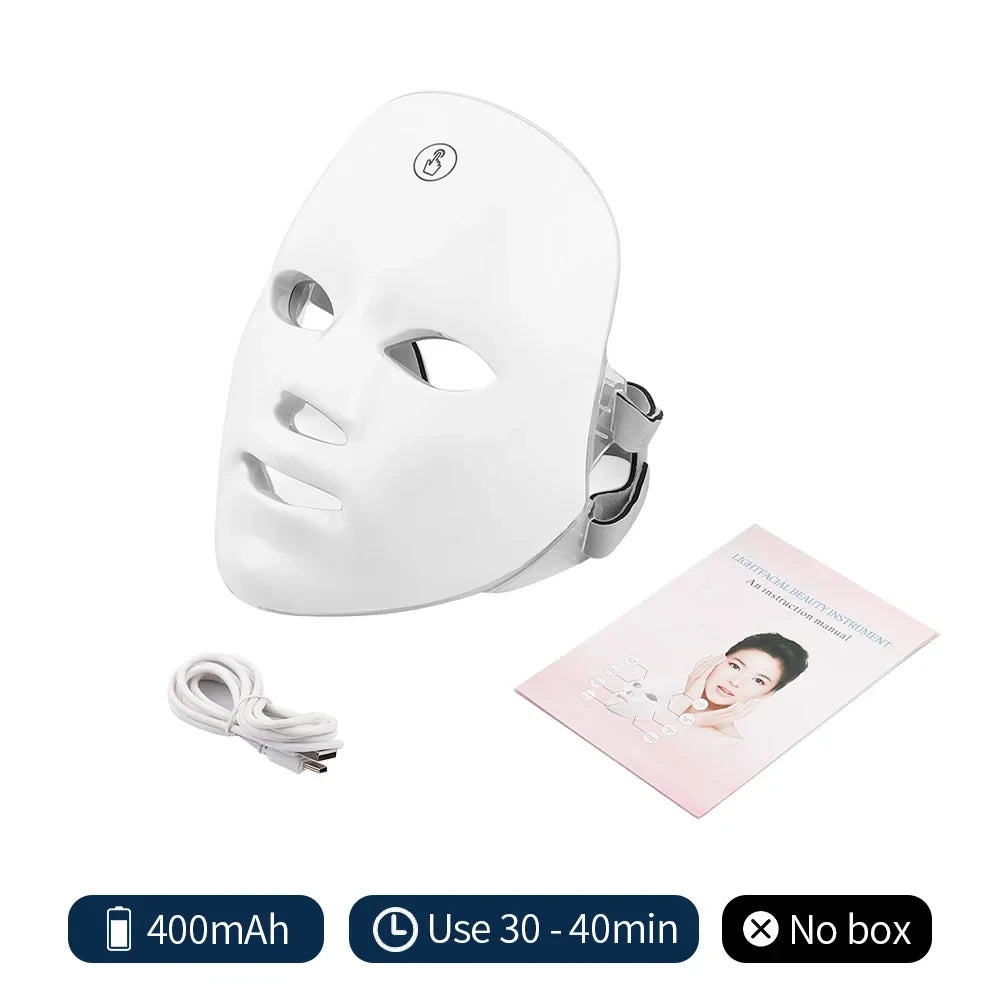 Rechargeable LED Photon Face Mask