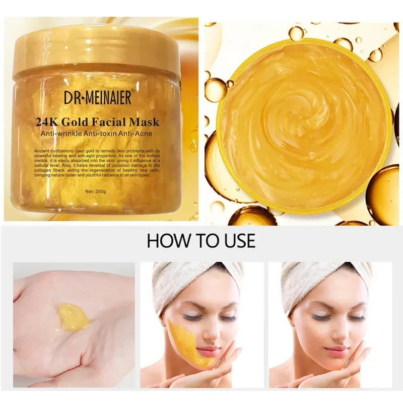 24K Gold Collagen Sleeping Mask