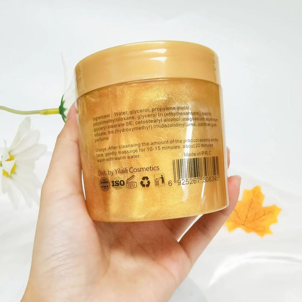 250g 24K Gold Collagen Repair Sleeping Facial Mask for Firming, Hydration, and Moisturizing Face Cream Apply-on Mask Skincare