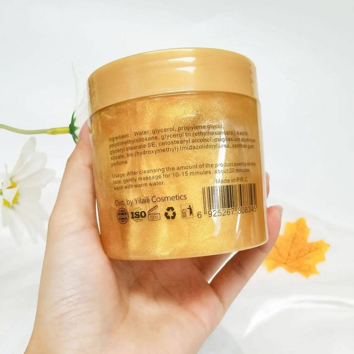 250g 24K Gold Collagen Repair Sleeping Facial Mask for Firming, Hydration, and Moisturizing Face Cream Apply-on Mask Skincare
